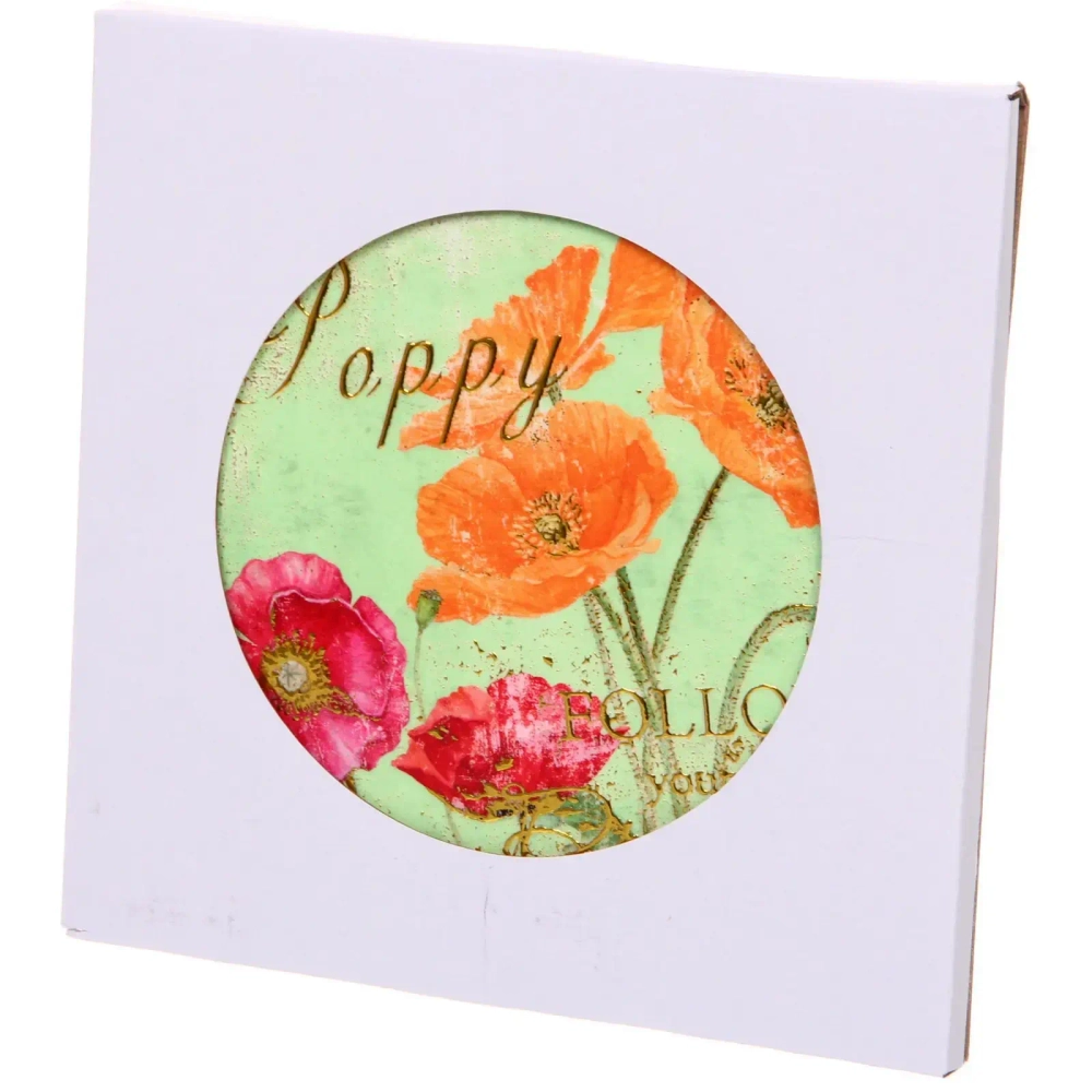 Подставка керамическая 18 см «Маки»