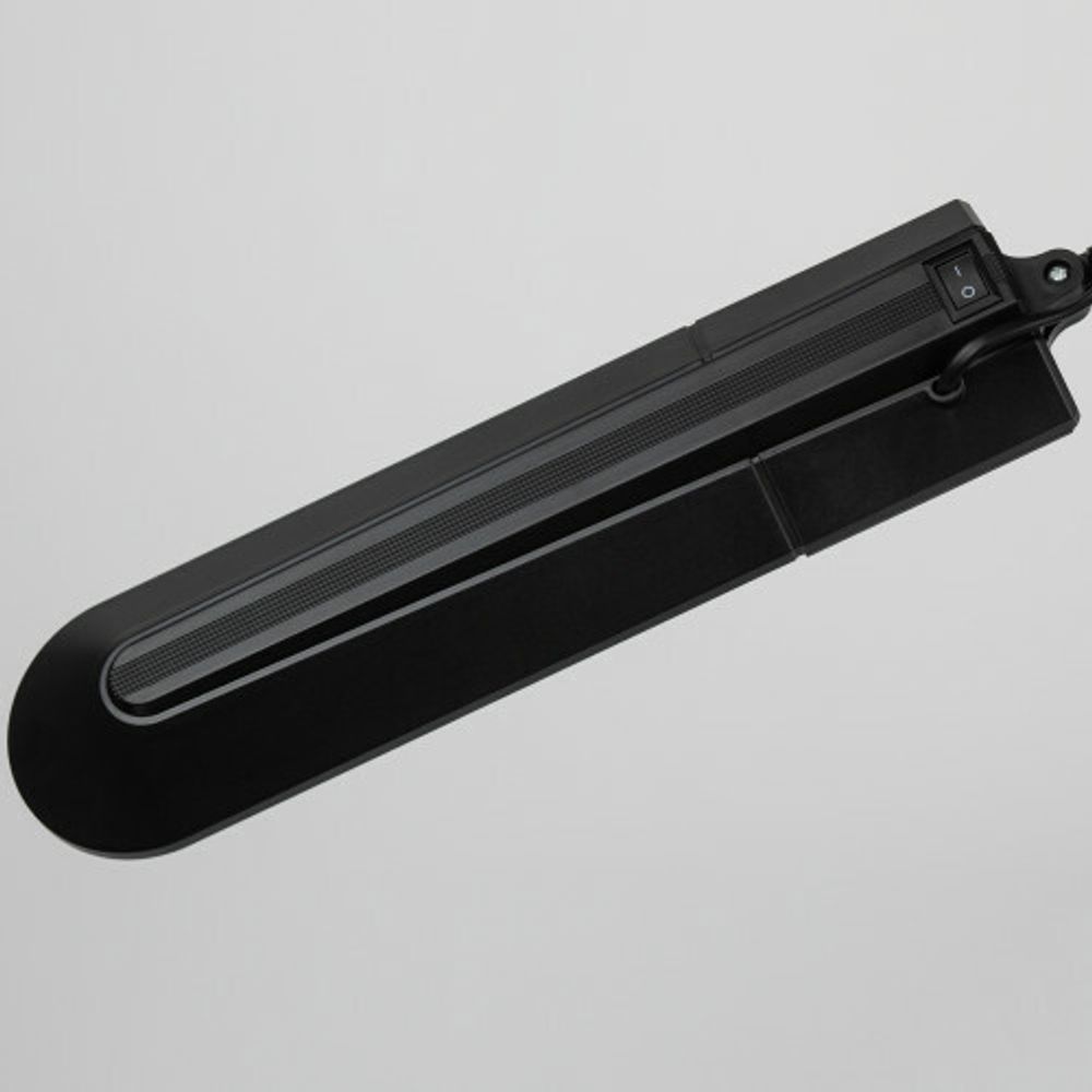 Настольный светильник ЭРА NL-202-G23-11W-BK с лампой PL на струбцине и с основанием черный