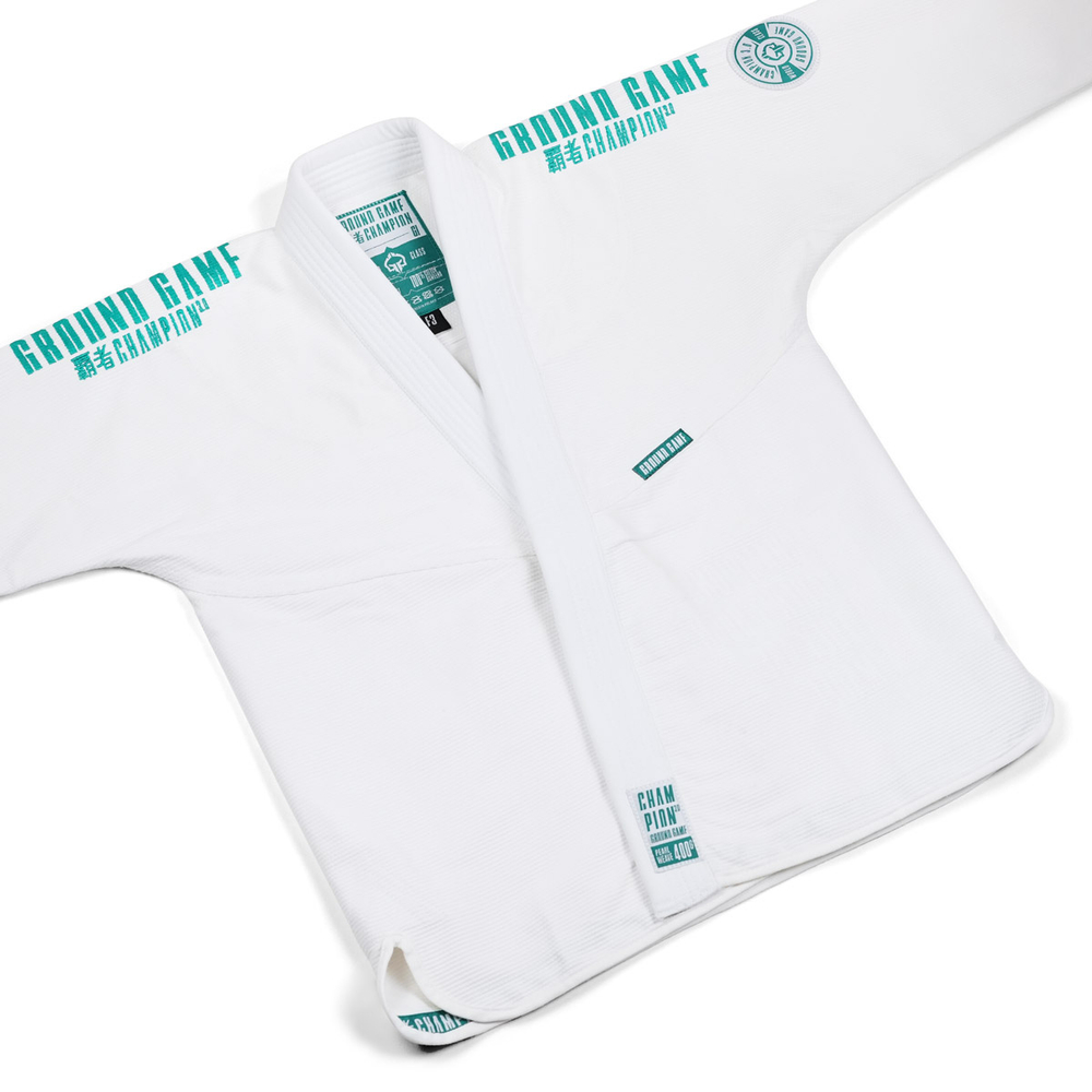 Женское Кимоно Ground Game CHAMPION 3.0 MINT белое