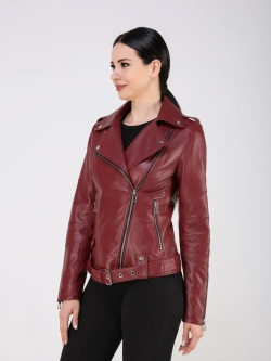 Кожаная куртка демисезонная косуха