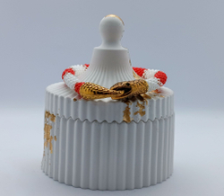 Браслет из бисера Змейка, Ручная работа, подарок маме/сестре/подруге