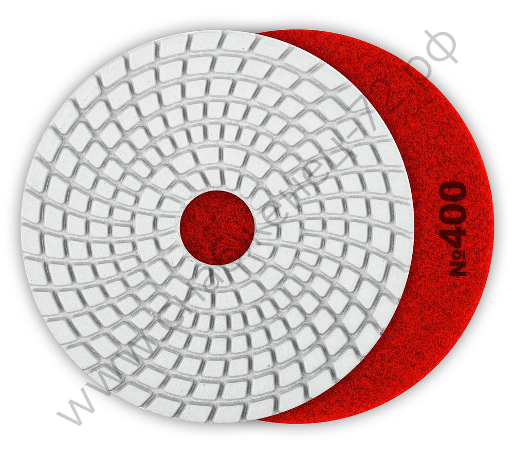 ЗУБР АГШК 125 мм, №400, мокрое шлифование, Алмазный гибкий шлифовальный круг (29867-400)