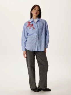 Рубашка АУРА, голубой