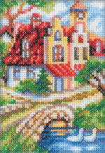 "Дорога в старый город"-EH311 вышивка