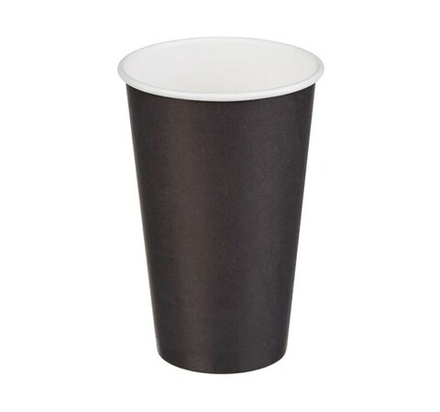 Стакан бумажный 1сл 400 (420) мл d=90мм для горячего черный