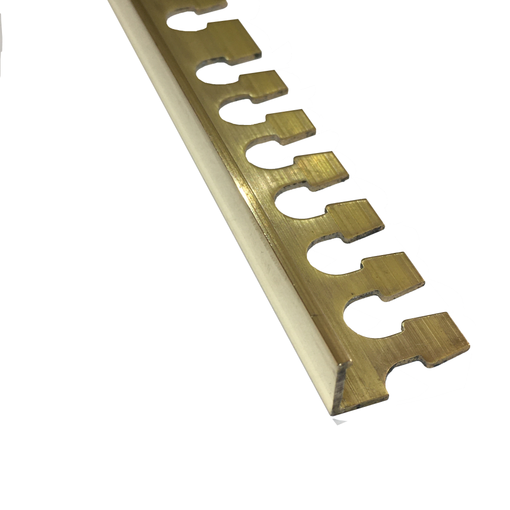 Г - Образный гнущийся профиль  из латуни полированной для плитки 10х2500мм