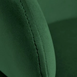 Стул-полукресло Bradex Home Emil зеленый с золотыми ножками