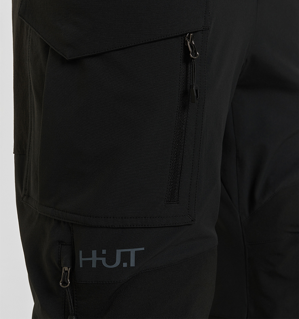 Брюки мужские H.U.T. Pathfinder, защитные вставки, чёрные (H1100112-00)