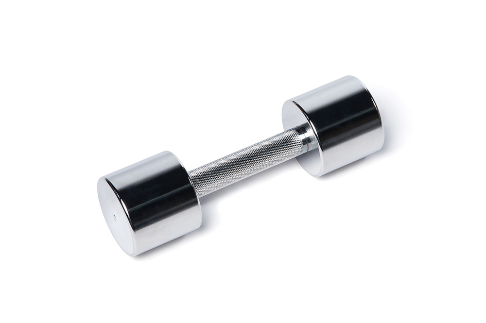 Гантель хромированная, 5 кг