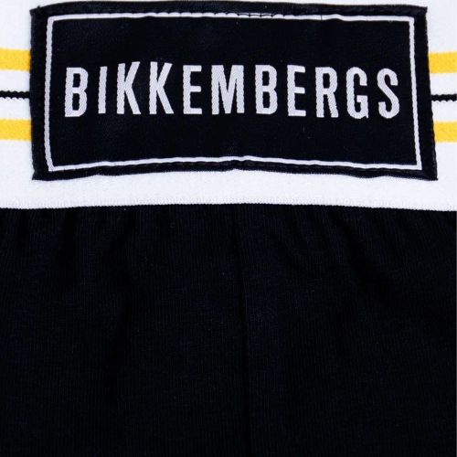 Набор мужских трусов боксеров 3в1 черные Bikkembergs BKK61UTR01TR