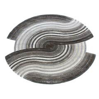 Ковер Safir 00835C Grey/Brown Круг