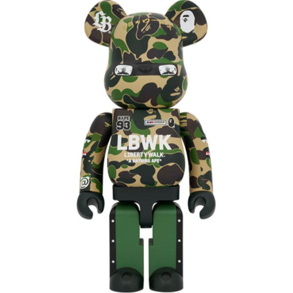 Дизайнерские игрушки BE@RBRICK 1000% LBWK × BAPE(R), BE@RBRICK-2412-0023