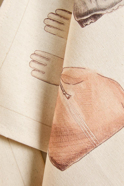 ZARA HOME НАБОР КУХОННЫХ ПОЛОТЕНЕЦ В САДОВОЙ ТЕМАТИКЕ (НАБОР ИЗ 2 ПРЕДМЕТОВ),  ЭКРЮ