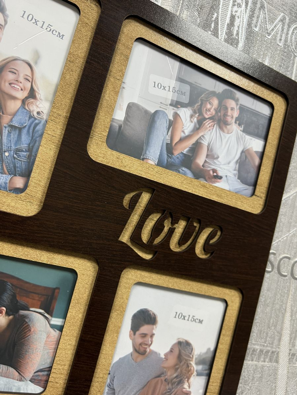 Фоторамка "LOVE" на 6 фото 10х15см
