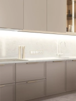 Рамка на 5 постов Senso (шампань, стекло soft-touch) W0053111