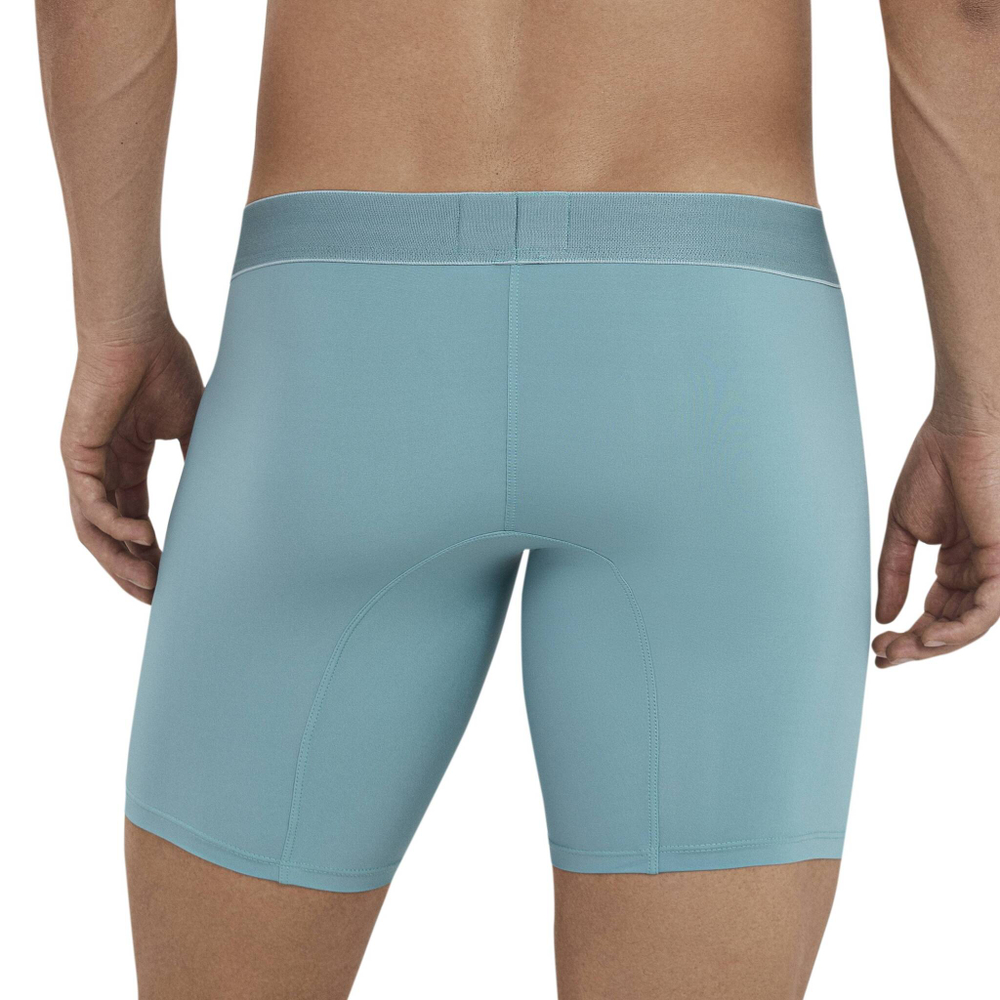 Мужские трусы боксеры удлиненные бирюзовые Clever VITAL LONG BOXER 112510