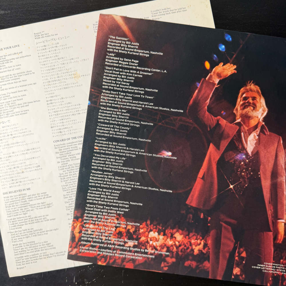 Виниловая пластинка Kenny Rogers ‎– Greatest Hits LP