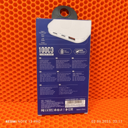 Внешний аккумулятор Jokade JG002 QC3.0+PD20W 10000 мАч белый