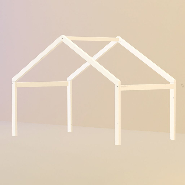 Надстройка к кровати Фиона массив сосны цвет белый