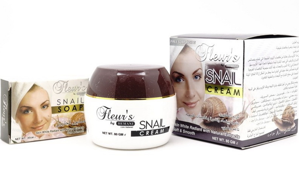 Крем для лица "Эффективное Омоложение" с экстрактом улитки. Fleur's Snail Cream