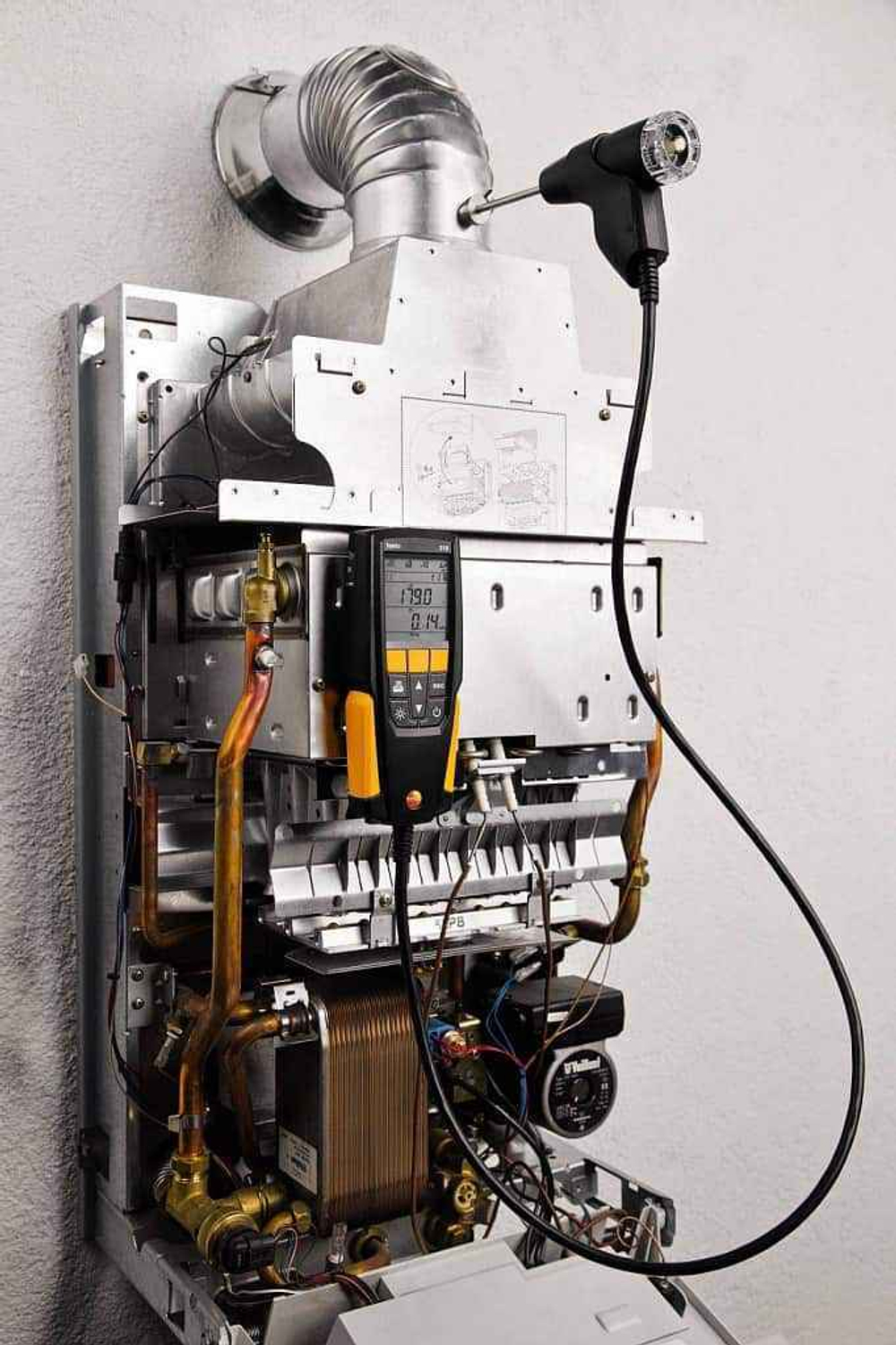 Testo 310 комплекте c ИК принтером с несъемным зондом отбора пробы L = 180 мм, ИК-принтером, в кейсе