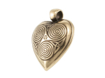 Авторский кулон Сердце Эрота трикселион кулон из бронзы RH00082