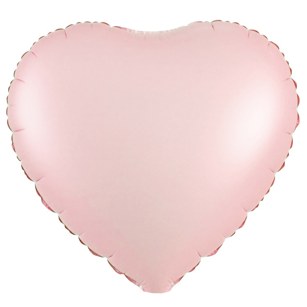 Шар фольгированный Сердце 46 см (Розовый)