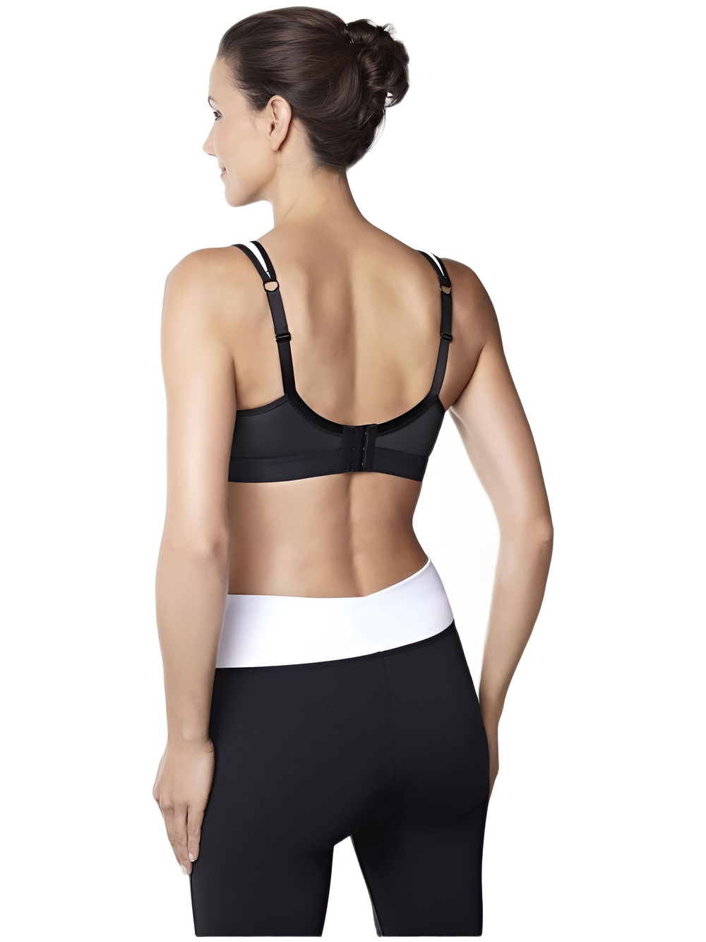 Спортивный бюстгальтер Jenifer Active 90D черно-белый