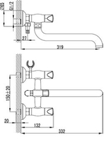 LEMARK Серия PALLADA. Смеситель универсальный – LM2651C