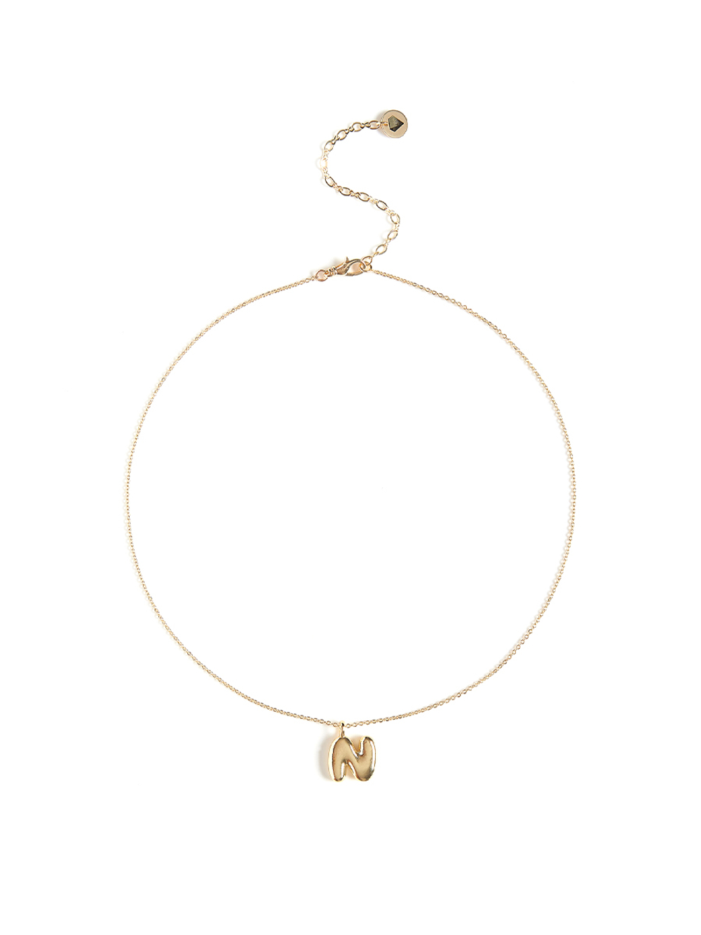 Колье с буквой