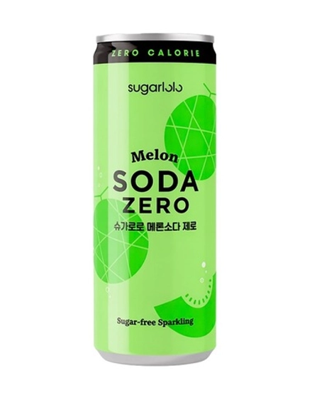 Напиток газированный без сахара Soda Zero со вкусом дыни