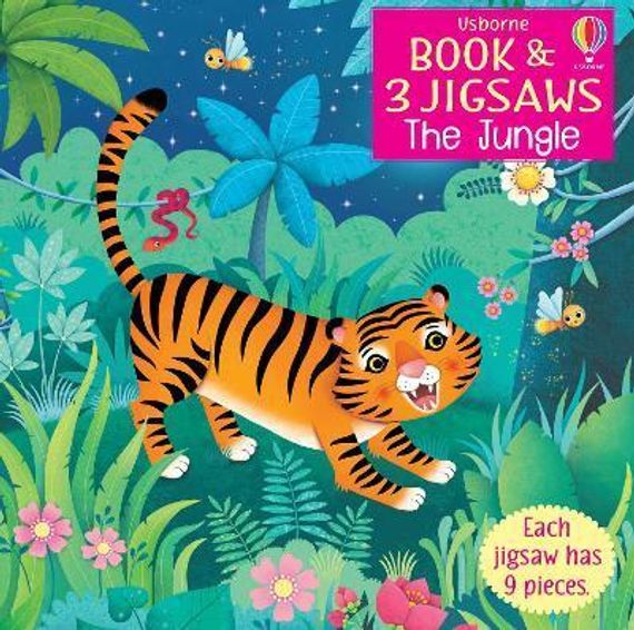 Usborne Book &amp; 3 Jigsaws: The Jungle