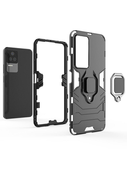 Противоударный чехол с кольцом Panther Case для Xiaomi Poco F4