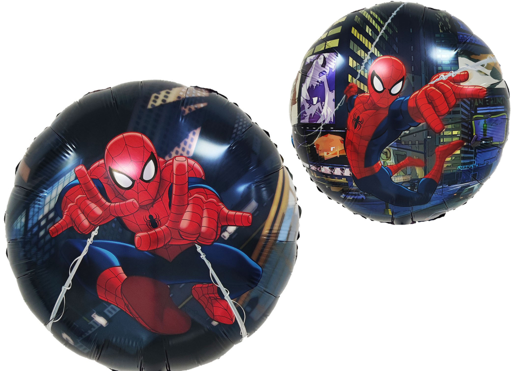 Фольгированный шар «Человек-паук» двусторонний, 46 см
