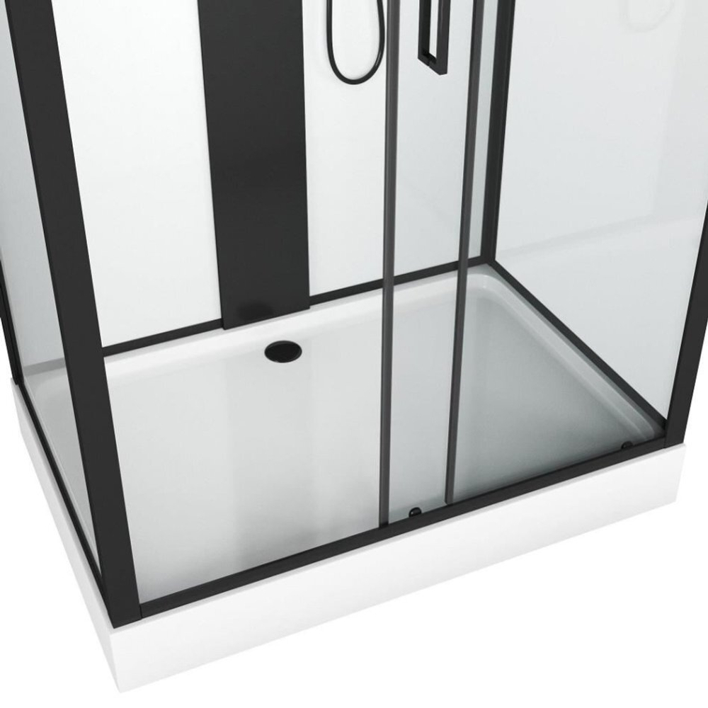 Душевая кабина Grossman Elegans GR252Q (120х80х217) дверь раздвижная,6 мест