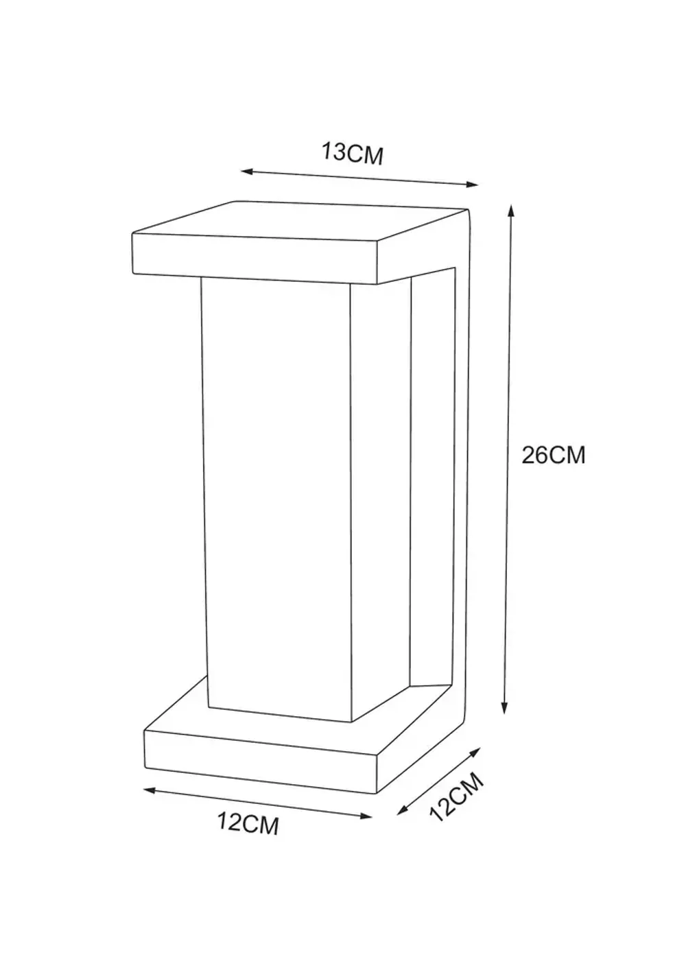Уличный настенный светильник Arte Lamp