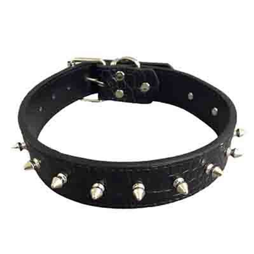 Pet Fashion Ошейник"Шипы"  3Х61см, черный