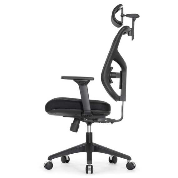 Кресло FALTO STAR OFFICE ERGO 3 (3D поясничный упор,3D подлокотник 5D подголов, сетка, ткань, серый)