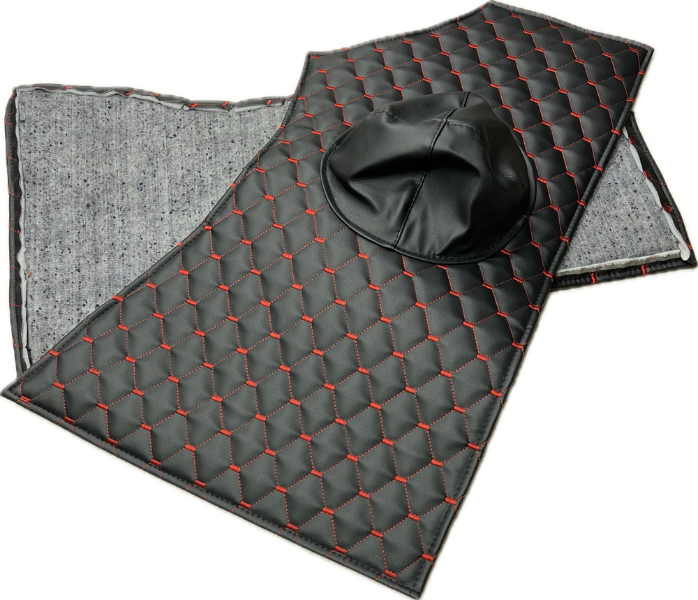 Утеплитель под фары внутр. УАЗ 452 Буханка, 2206, 3303 (красная нить Рубин)