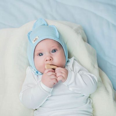 Baby hat 3-18 months - Sky Blue