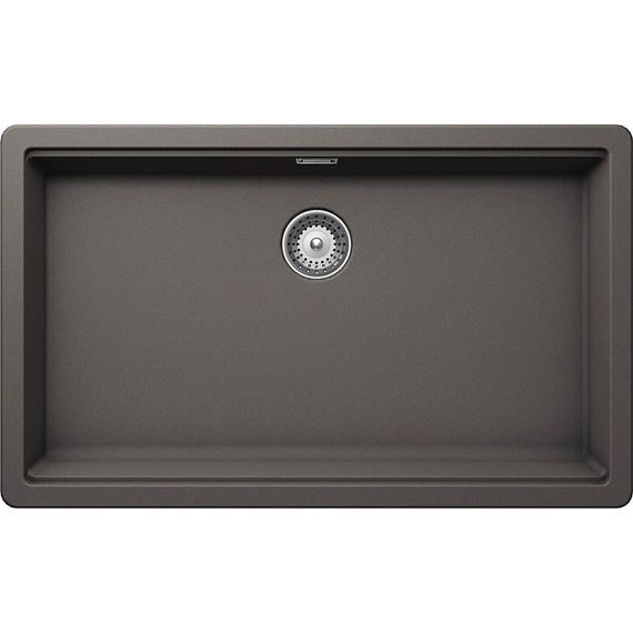 Мойка SCHOCK Greenwich 80 Cristadur (подстольный монтаж) серебристый камень