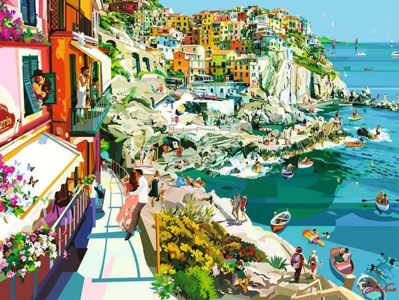 Puzzle Romance in Cinque Terre 1500 pcs