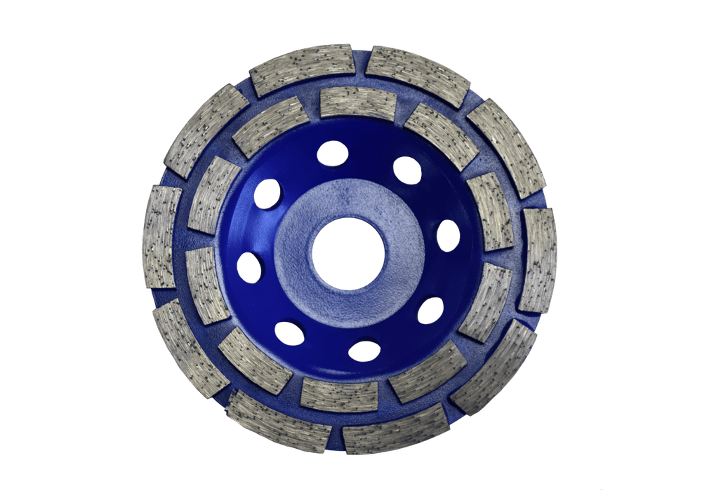 Чашка алмазная 125 мм шлифовальная двухрядная по бетону для болгарки