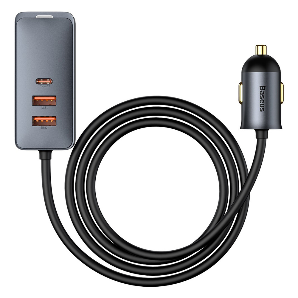 Автомобильная зарядка Baseus Share Together PPS Multi-port Fast Charging Car Charger 2U+2C 120W