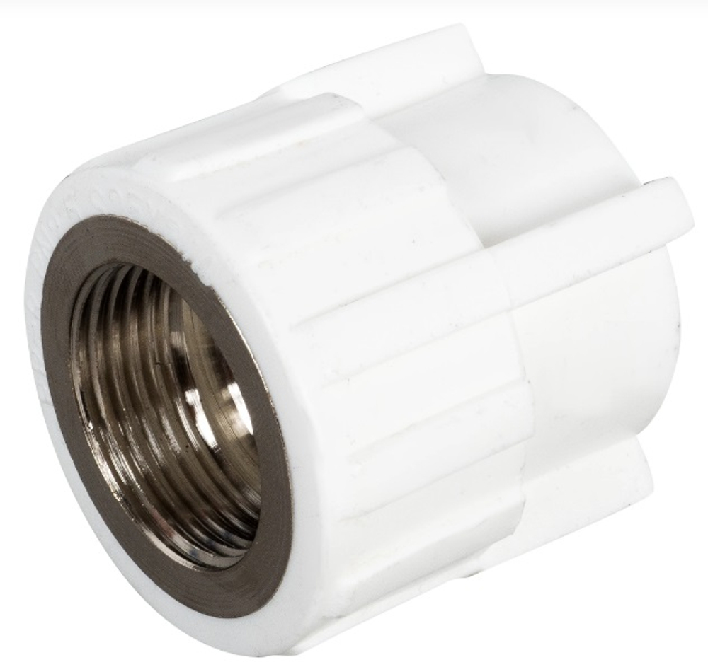 Муфта полипропиленовая комбинированная внутренняя резьба PN25 d25х3/4"