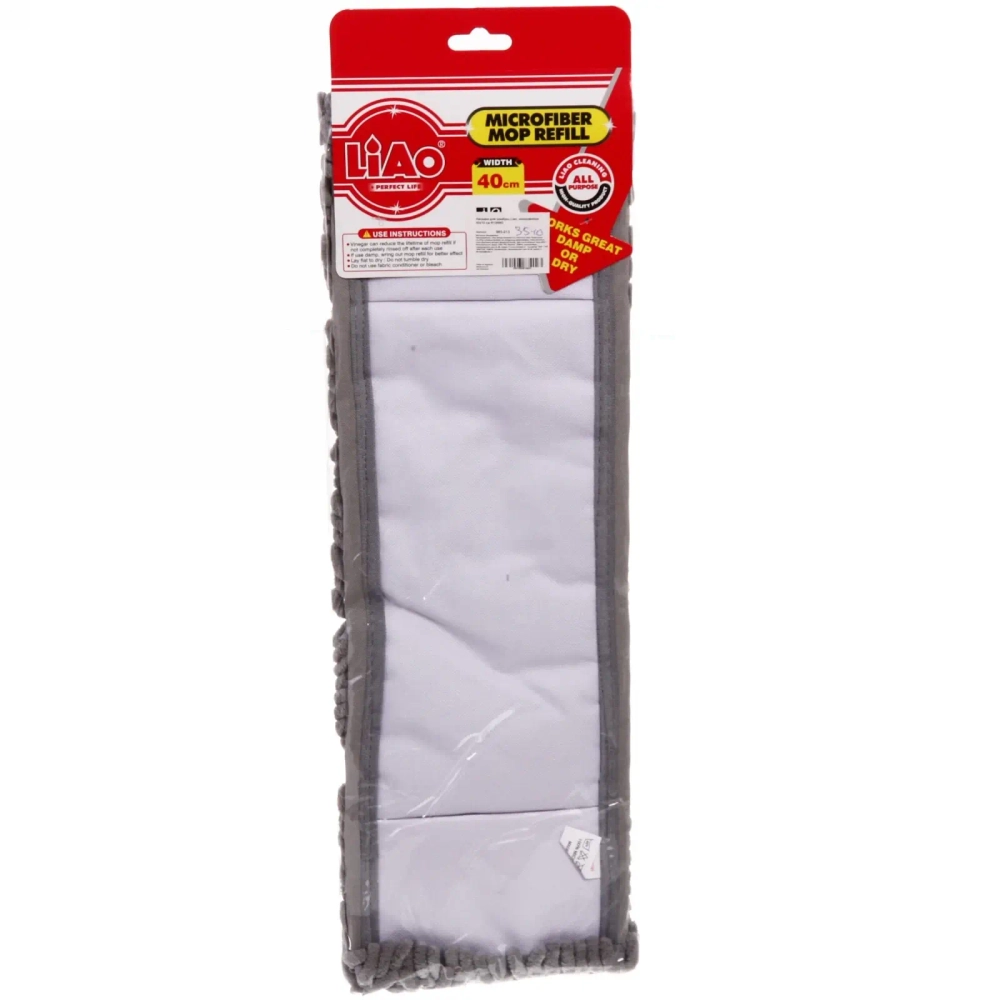 Сменная насадка для швабры «Liao» микрофибра 42х12 см R130003