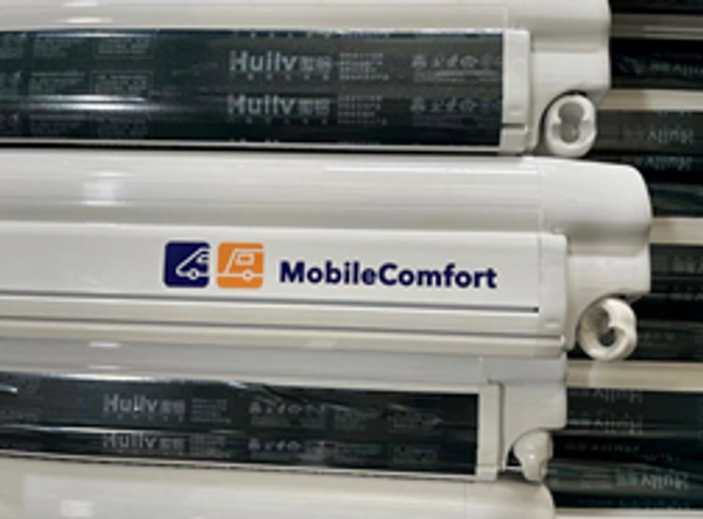 Маркиза MobileComfort M400WG 4.0 м настенная механическая, корпус белый, полотно светло-серое