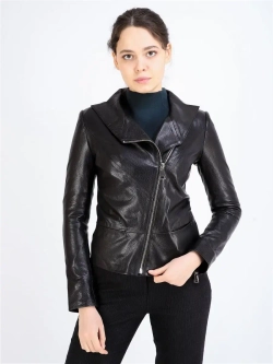 Косуха кожаная куртка женская Турция