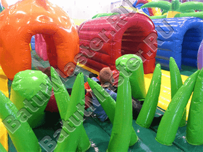 Надувной коммерческий батут "Джунгли"