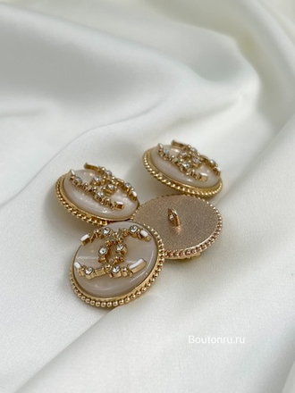 Пуговицы Шан. Золото Перламутр